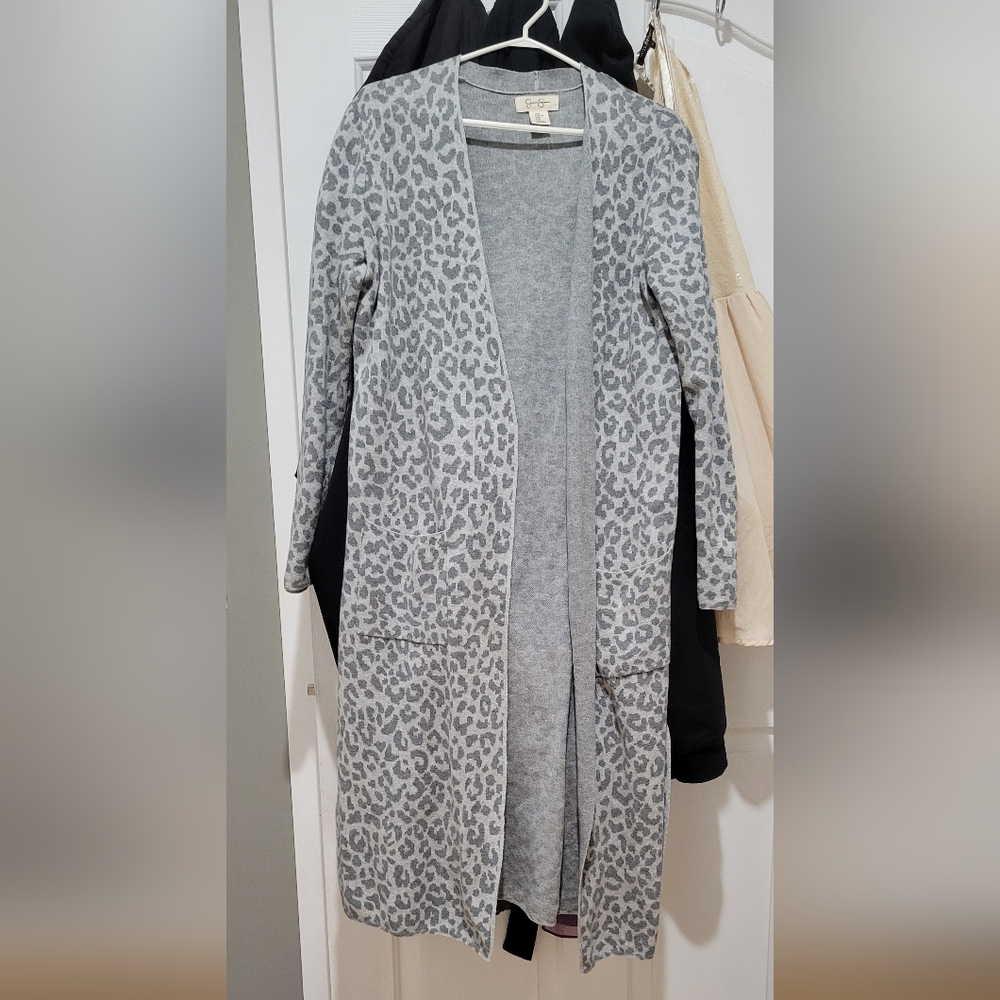 Long duster cardigan